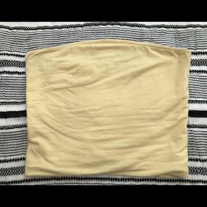 Yellow Brandy Melville Tube Top